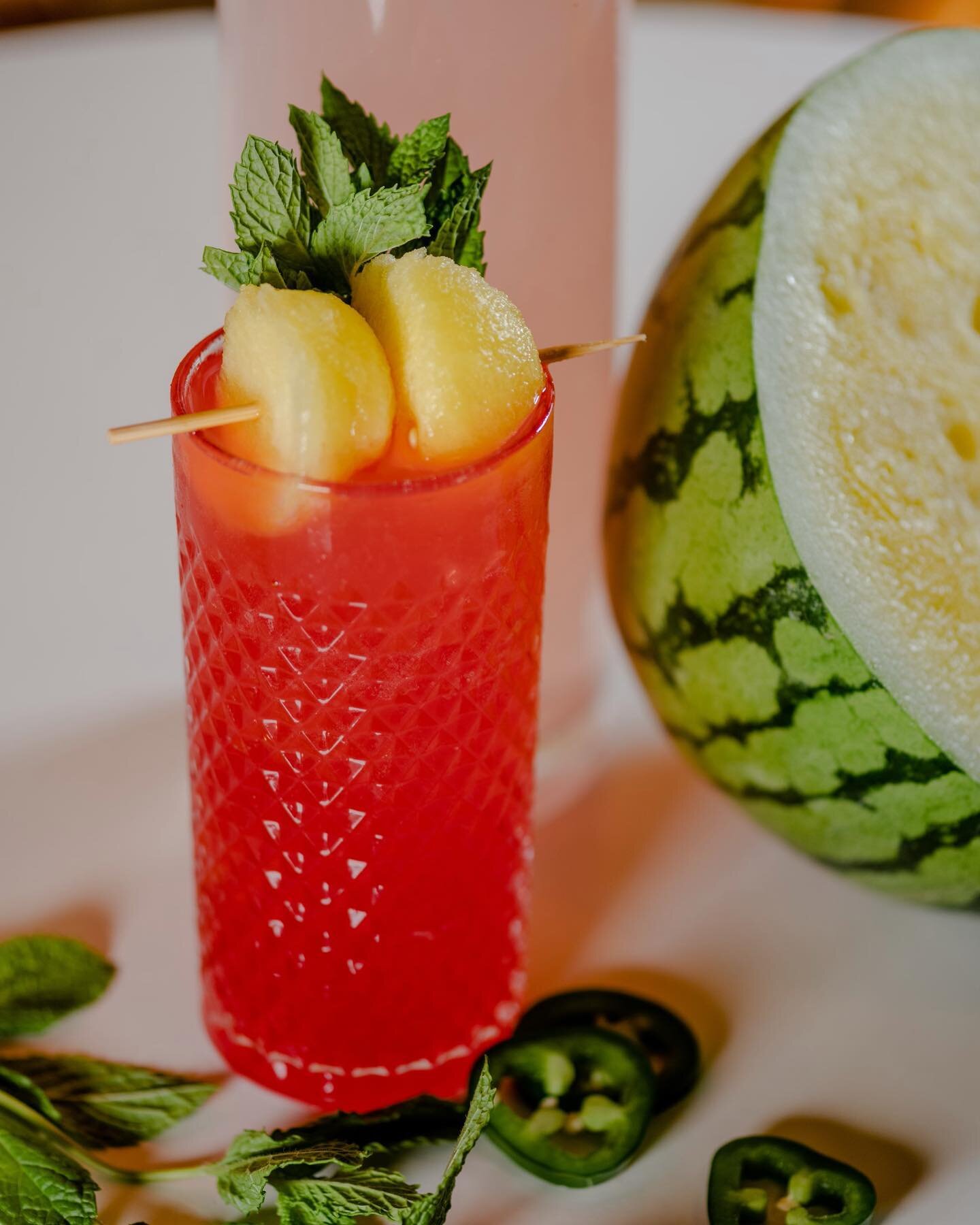 First feature on our new Summer Cocktail Menu, The San Diego Citrulline. 

Which fruit encapsulates Summer more than watermelon? We infused Vodka with red and yellow watermelon and decided to tone the sweetness down with a hint of mint and a kick of 