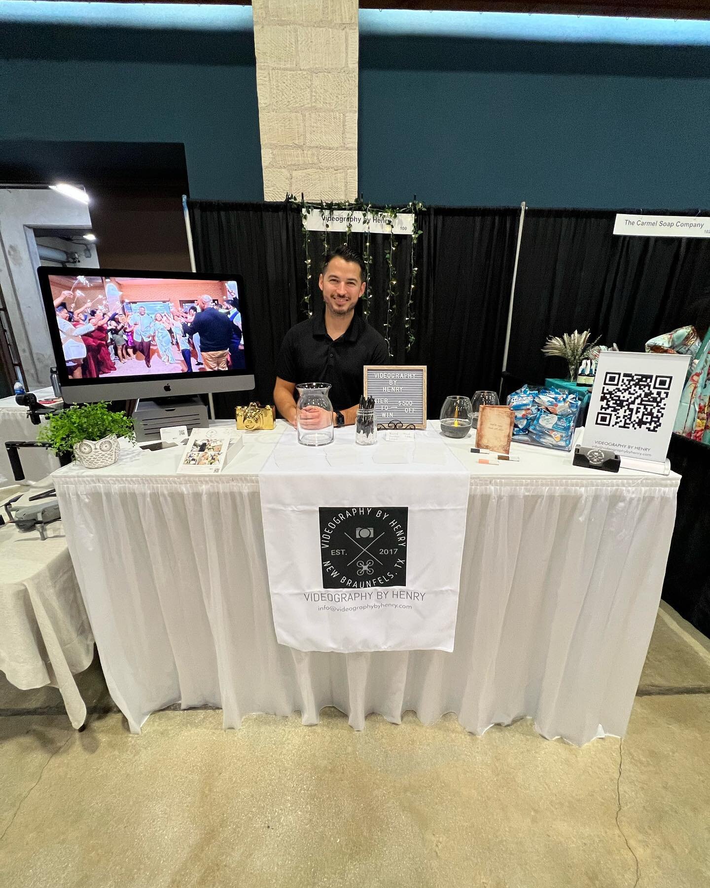 First wedding expo was a major success! Thank you to everyone who stopped by to chat, @weddingfairshowsa for hosting this event, and special shout out to my fianc&eacute; @_allysa207 for all your help. Results for the $500 raffle will be posted later