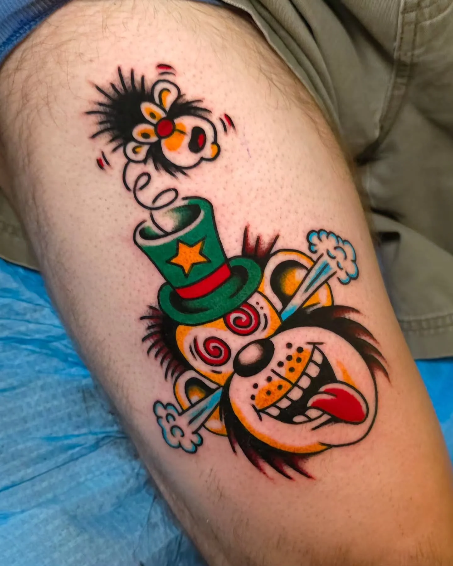 a few recent tattoos from jay @beepingfinch