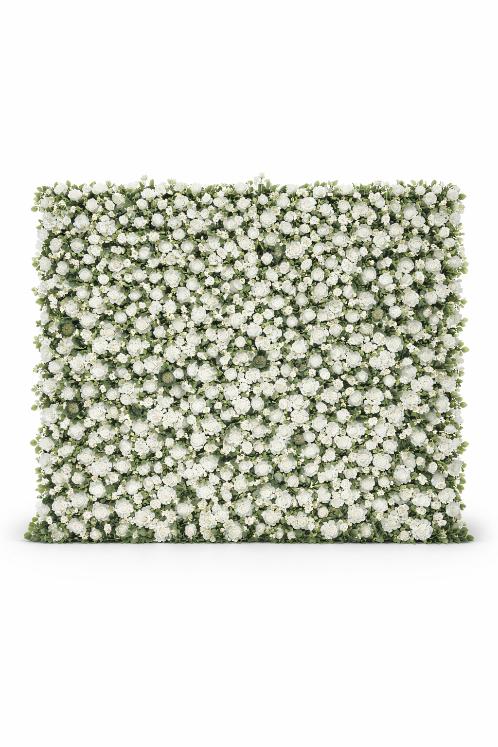 Greenery Rose Flower Wall