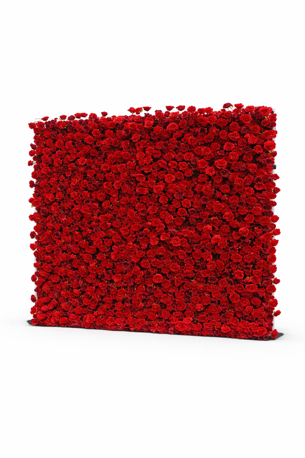 Red Rose Flower Wall