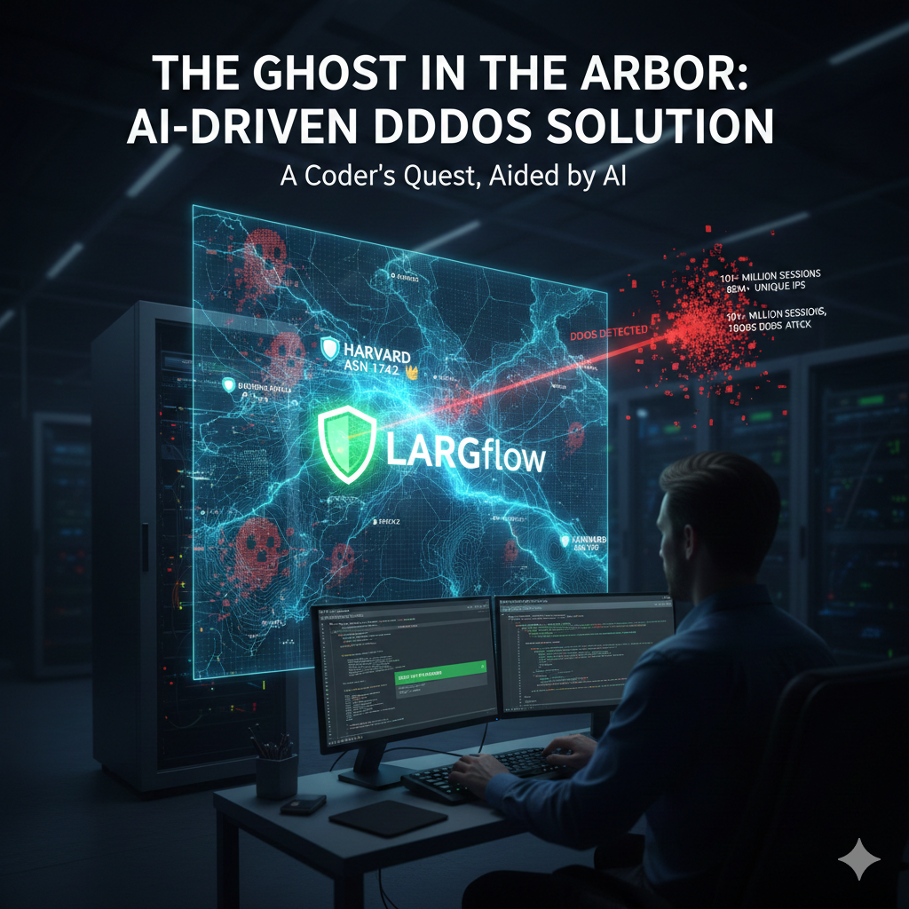 LARGflow - Netflow visualizer and DDOS detection