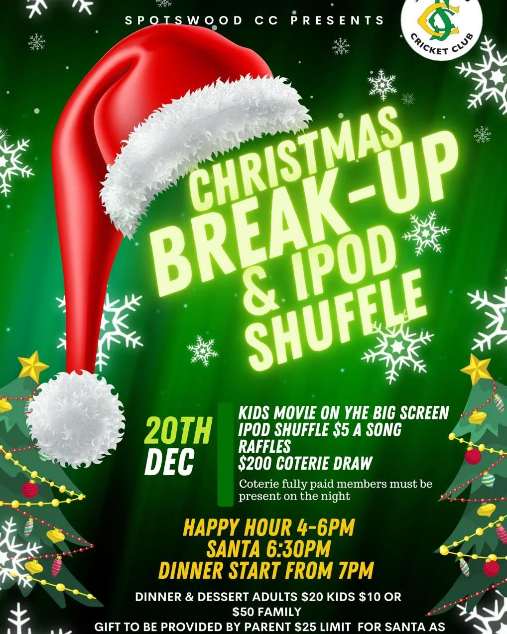 Christmas Break Up and iPod Shuffle