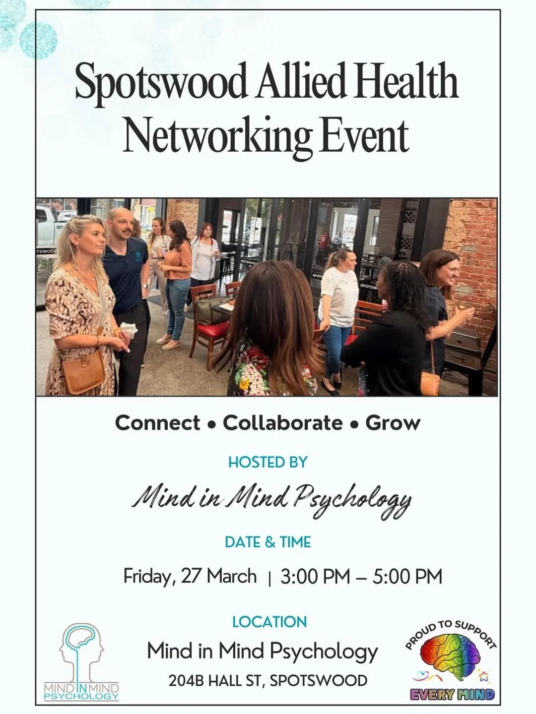 Spotswood Allied Health Networking Event