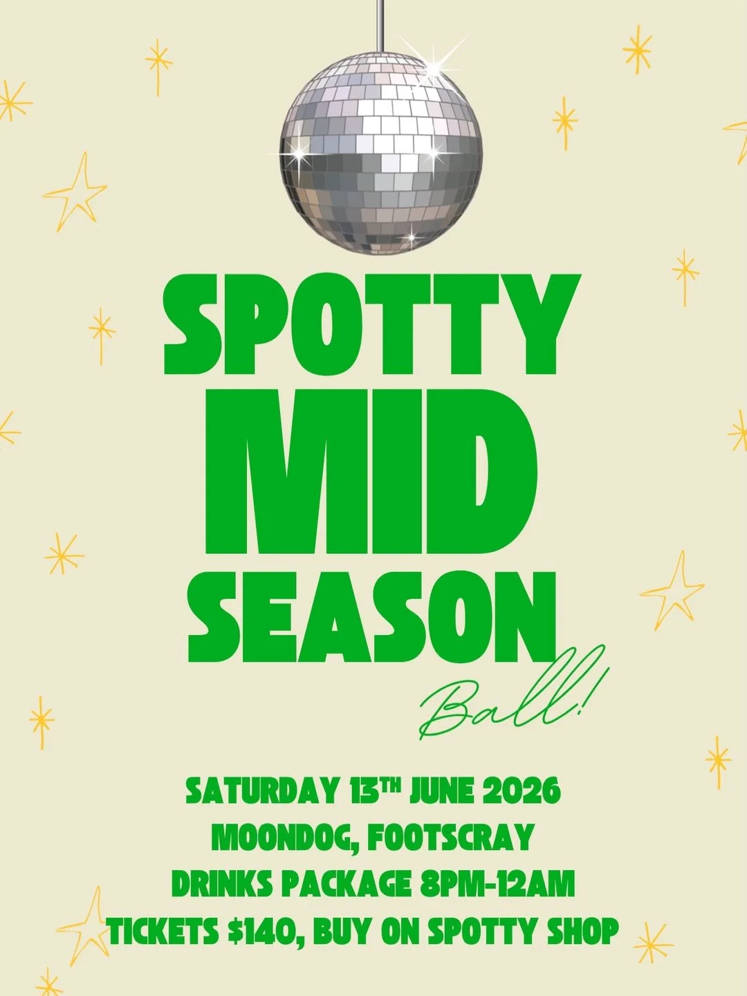 Spotty Mid Season Ball