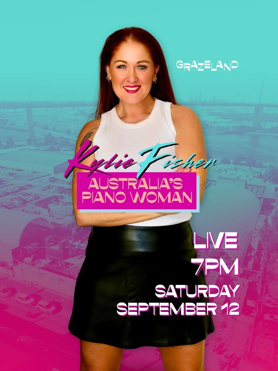 Kylie Fisher live at Grazeland