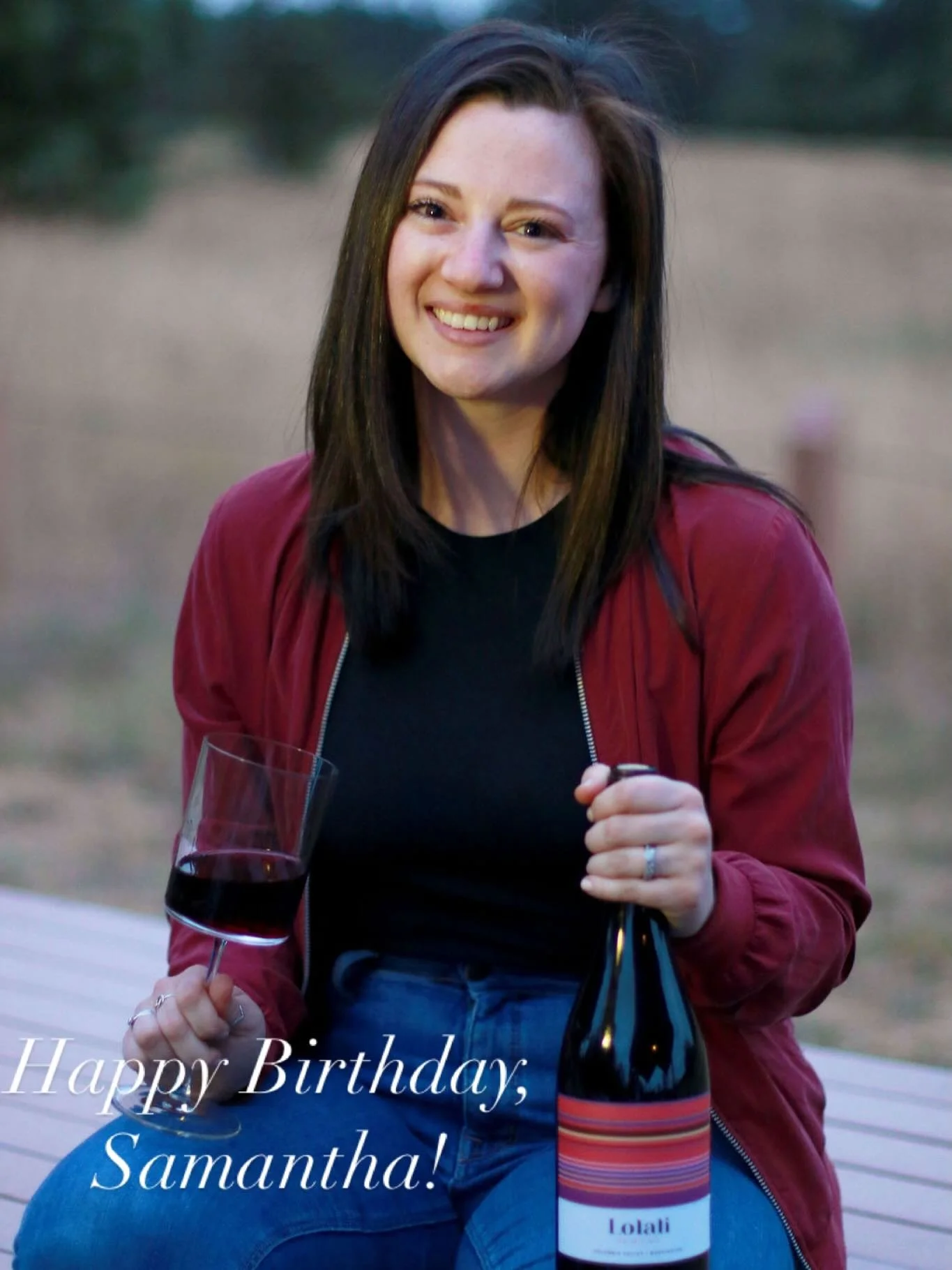 Happiest of birthdays to Samantha! She is our amazing social media and marketing pro and all around superstar.  Lolati Wines wouldn&rsquo;t be here without her expertise and pure joy. We love you and wish you the biggest piece of cake paired with an 