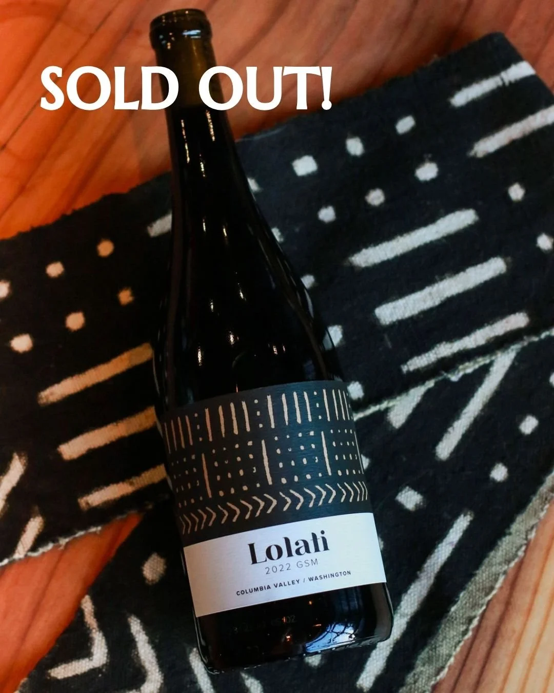 The 2022 GSM is officially sold out! You all gave so much love to this wine, but don't worry, more will be available soon! #lolatiwines