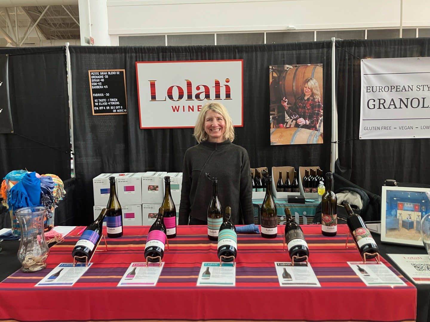 All set up and ready for a great weekend at the @mcminnvillewineandfoodclassic! Come see me at booth No. 11. If you don't have tix yet, it's not too late. The tasting room is also open this weekend 🍷 Escape the rain and come have some fun! #lolatiwi