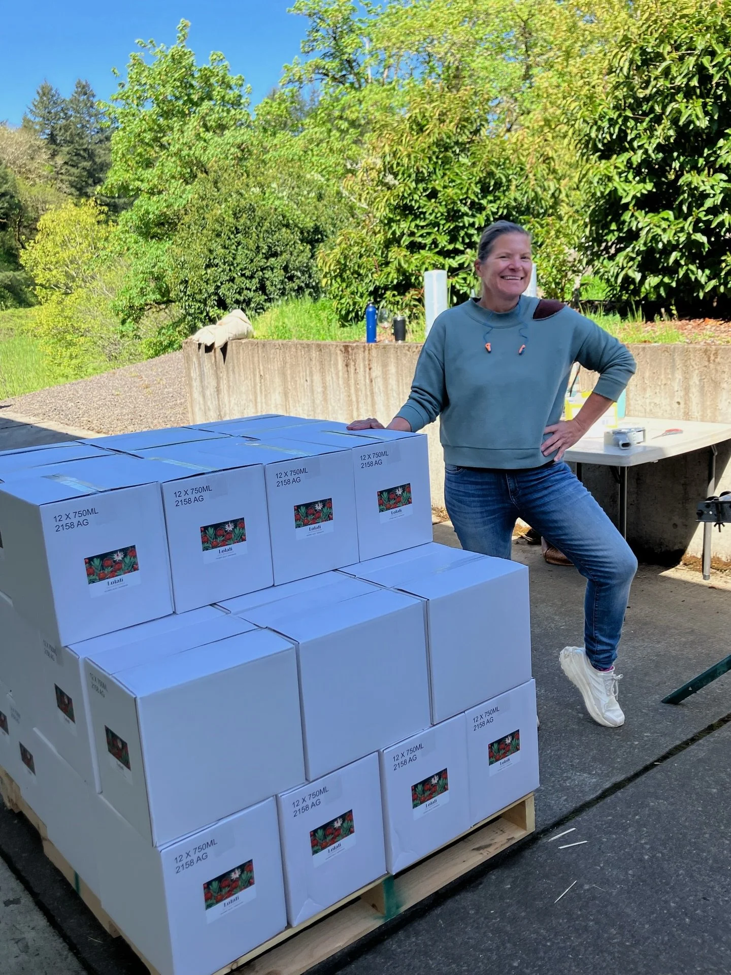 Bottled a new wine today! It&rsquo;ll sit a little while longer before being released, but I&rsquo;m very excited for you all to ✨eventually✨ try this new wine! #lolatiwines