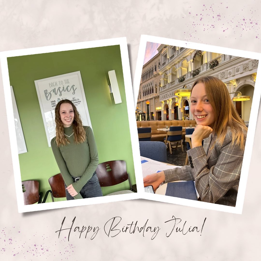 Help us celebrate our lovely Julia&rsquo;s birthday today! 

Julia joined our team just over a year ago, and we couldn&rsquo;t be happier to have her bubbly personality and excellent work ethic. 

Today we celebrate you Julia! 🫶🏻

#happybirthday #s