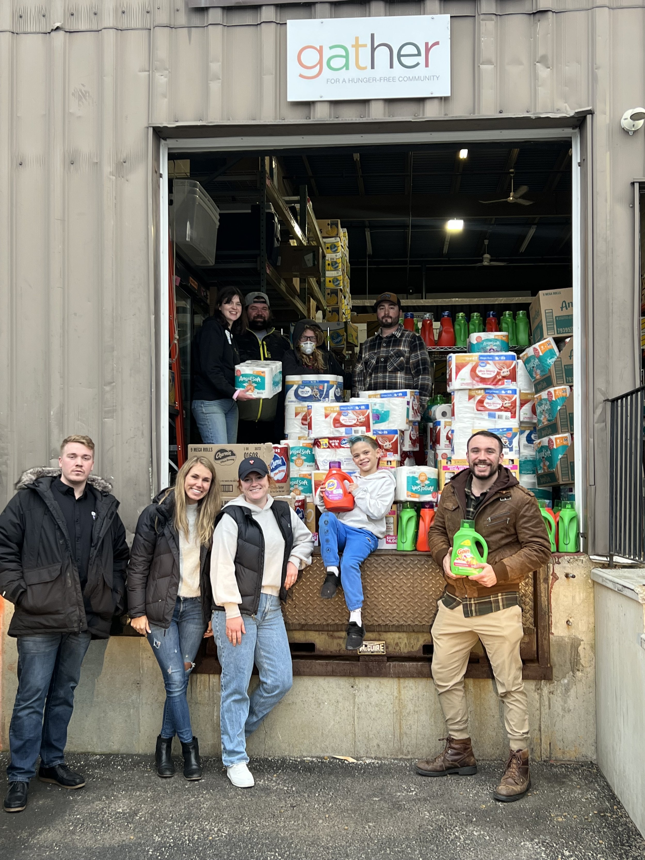 100th Day Donation Drive for Gather with North Hampton School