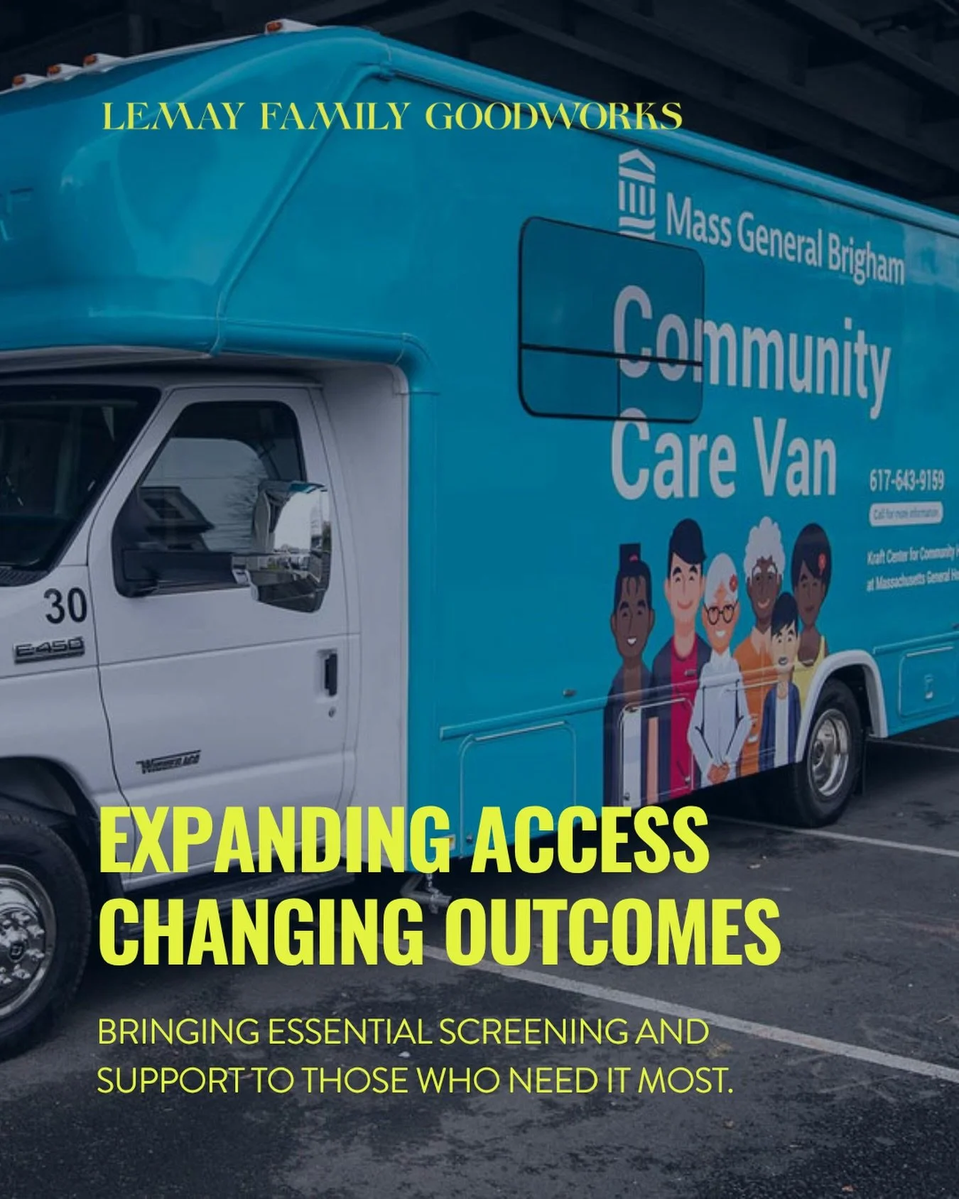 Through the Mass General Community Care Van, and with support from the LeMay Family Goodworks Fund, access to colorectal cancer screening and care navigation is expanding for individuals who need it most.

Since September 2025, nearly 150 individuals