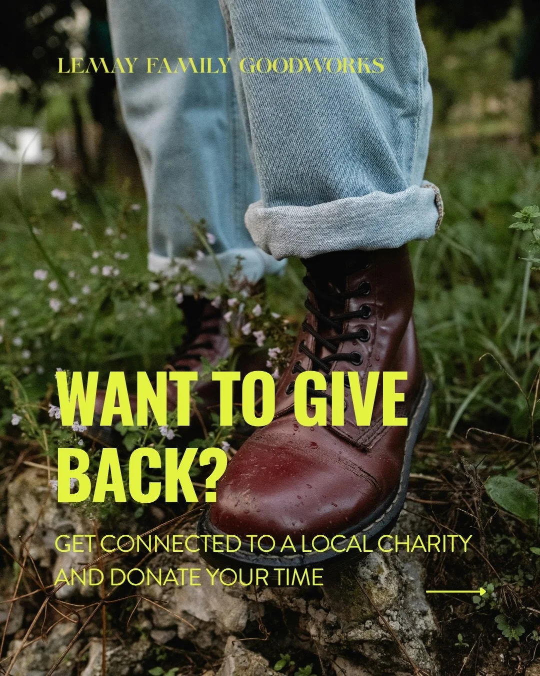 Want to give back?

Get connected with a local charity and donate your time. Giving doesn&rsquo;t always have to mean money&mdash;sometimes it&rsquo;s as simple as showing up, lending a hand, or offering a small act of kindness.