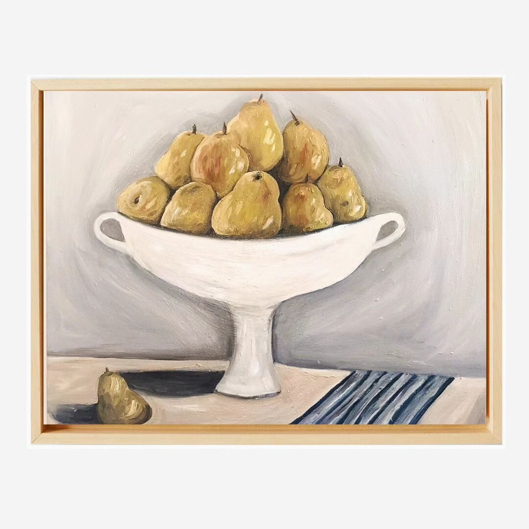 Back from my social media hiatus 🍊🍐🙌 So many exciting new works to share!

Pear Study
Oil on canvas

One of my favorite recent commissions 🍐❤️

.
.
.
.
.
.
.
.
.
.
.
.
#oilpainter #artcollector #artforyourhome