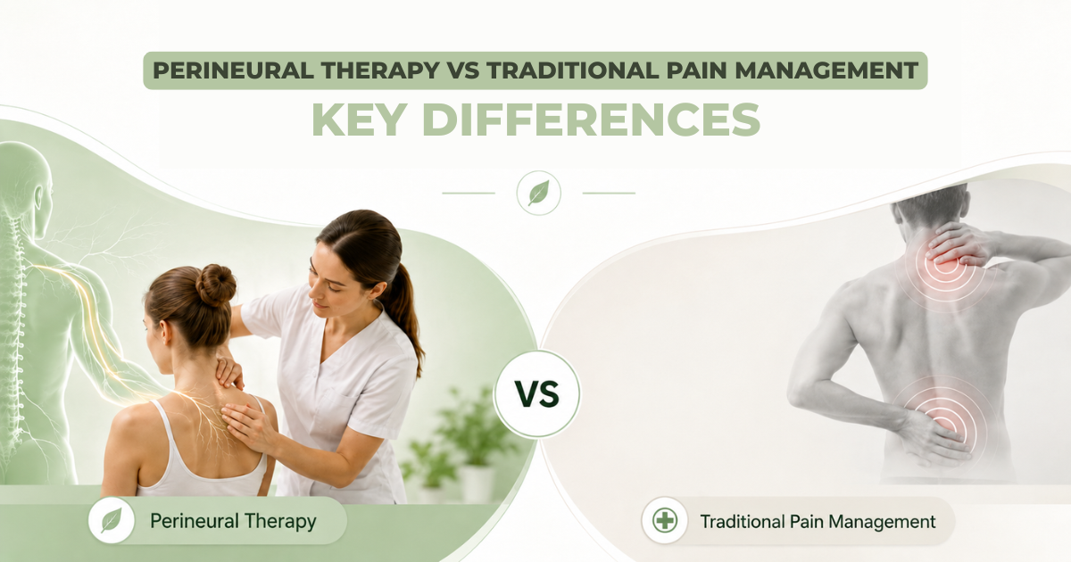 Perineural Therapy vs Traditional Pain Management: Key Differences