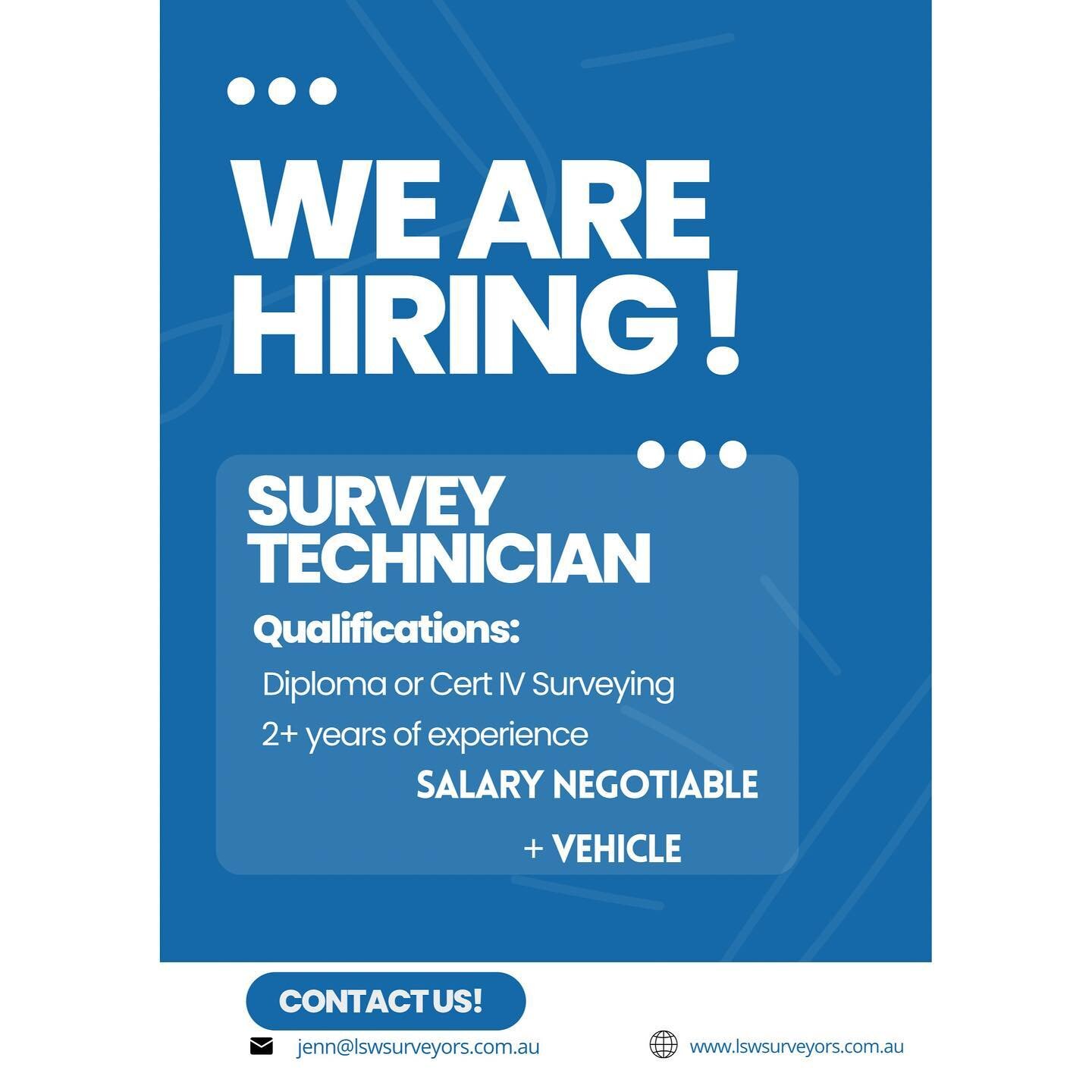 Are you a SURVEY TECHNICIAN / SURVEYOR ? 
We would love to talk to YOU! Times are crazy and we need a SURVEY TECHNICIAN to join us! FORSTER is a great place to live (&amp; work!) where you really can have your CAKE and EAT it too! 
.
.
.
#lswsurveyor