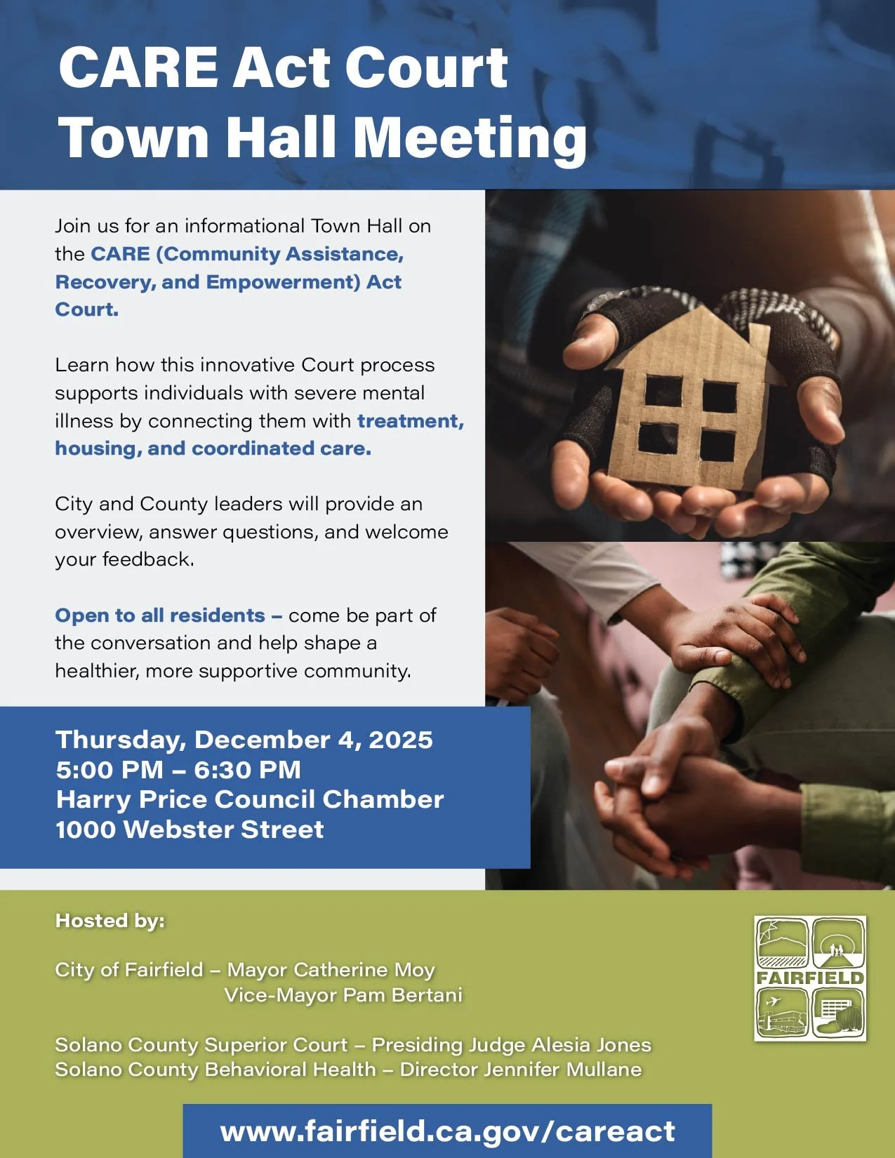 Town Hall Meeting - C.A.R.E. Act Court In Solano County
