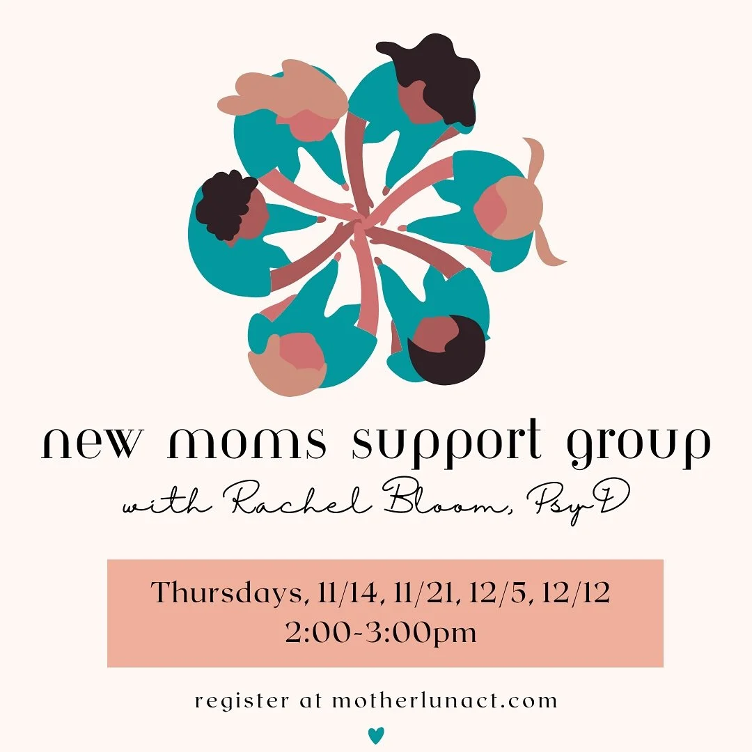 Join our New Moms Support Group&mdash;a 4-week series designed to offer ✨support, connection, and real talk✨ in a judgment-free space. Led by clinical psychologist and mom of three, Rachel Bloom, we&rsquo;ll dive into all things motherhood: the highs