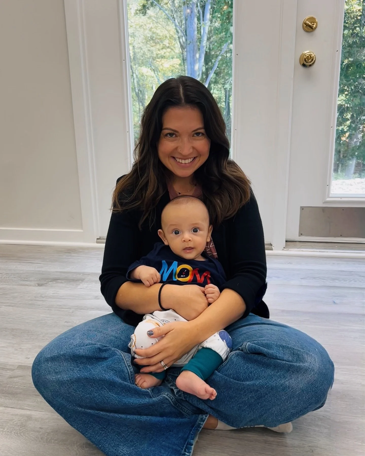 Holding these little ones is such a reminder of the gift I get to witness every week. At Mother Luna, I have the honor of walking alongside families during those tender postpartum months and beyond - watching babies grow from tiny newborns to curious