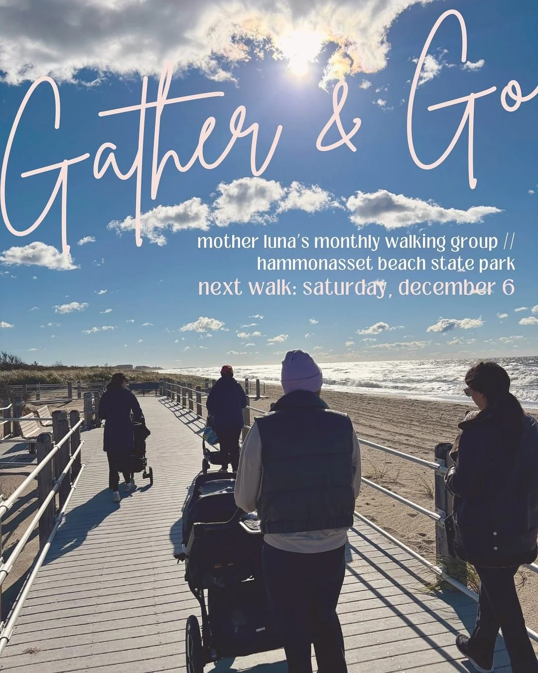 Thank you to all the mamas who joined us for our Gather &amp; Go walk yesterday -  and a special shoutout to Valeska for leading with so much heart! 🌊✨

You asked, we listened 💬 We&rsquo;ll now be alternating between weekday and weekend walks to ma