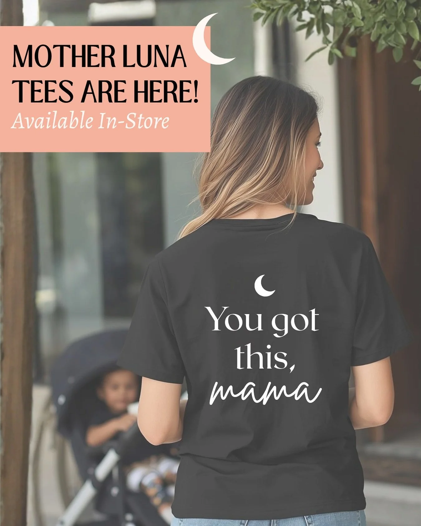 🌙 𝐍𝐄𝐖: 𝐌𝐨𝐭𝐡𝐞𝐫 𝐋𝐮𝐧𝐚 𝐓𝐞𝐞𝐬! 

They&rsquo;re finally here &mdash; our 𝑌𝑜𝑢 𝐺𝑜𝑡 𝑇ℎ𝑖𝑠, 𝑀𝑎𝑚𝑎 t-shirts 💛

Soft, simple, and full of heart &mdash; featuring the Mother Luna logo on the front and a gentle reminder on the back for