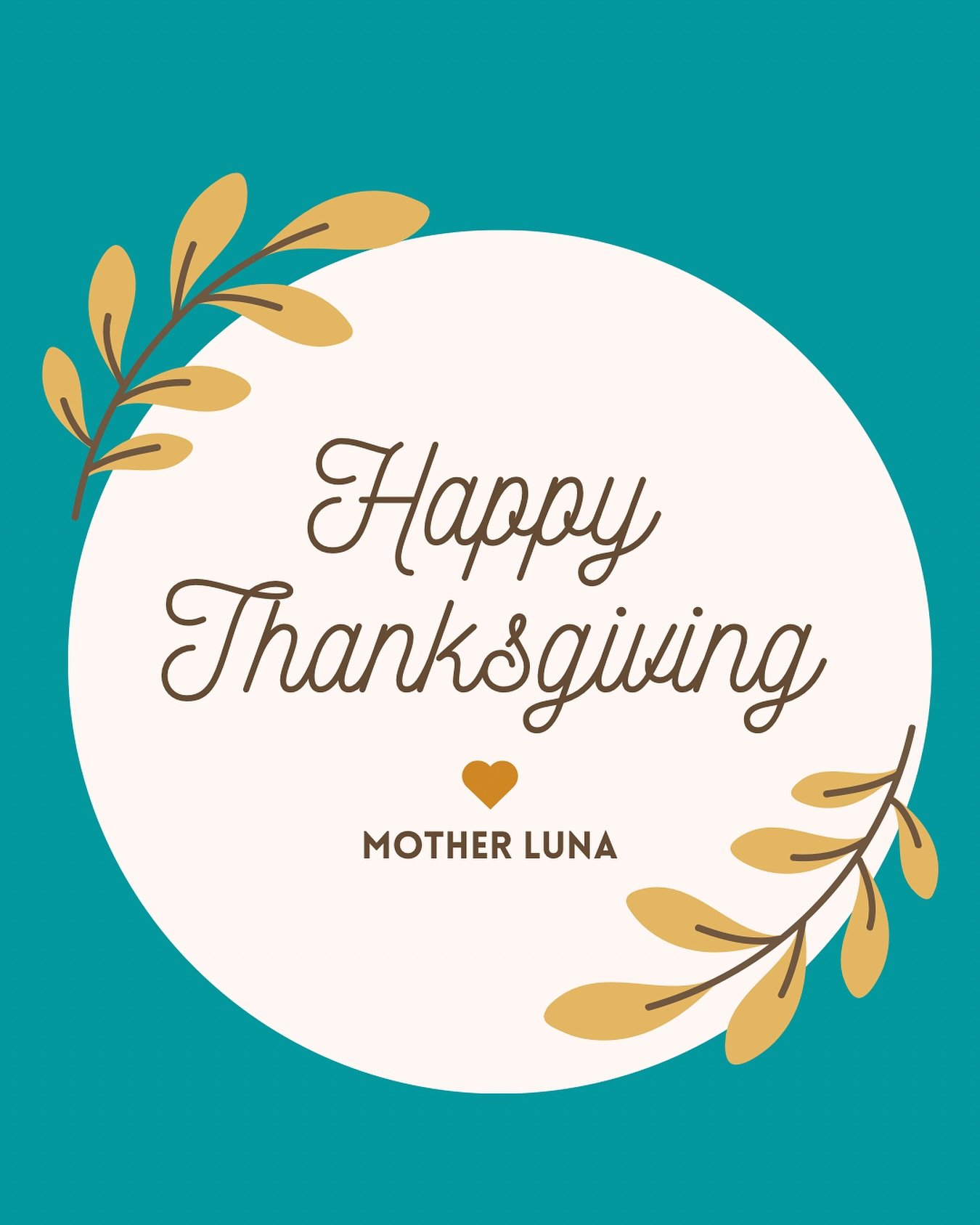 Happy Thanksgiving from Mother Luna! 🦃 Today, we&rsquo;re grateful for the incredible community of mothers, families, and little ones who bring so much love and light into our space. ✨

May your day be filled with joy, connection, and a little extra