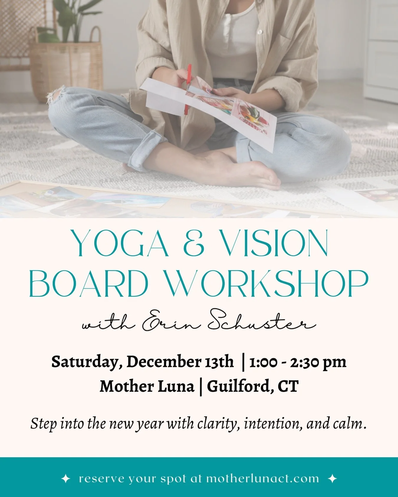 The holiday season just started, and if you&rsquo;re already feeling the mental load creeping in&hellip; you&rsquo;re not alone. This workshop is your built-in pause. ✨

Before the swirl of December takes over, give yourself an evening to slow down, 