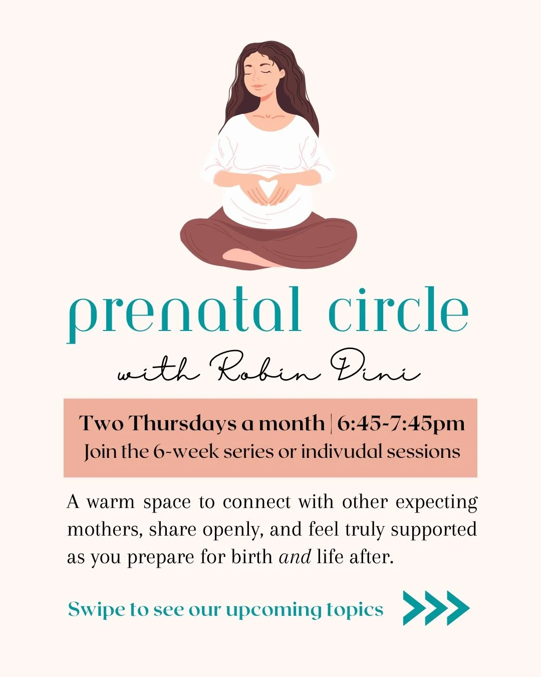 ✨ Pregnancy brings a lot of questions. You don&rsquo;t have to hold them alone.

Our Prenatal Circle is a cozy, come-as-you-are space for expecting parents to slow down, connect, and talk honestly about the journey into parenthood. Led by experienced