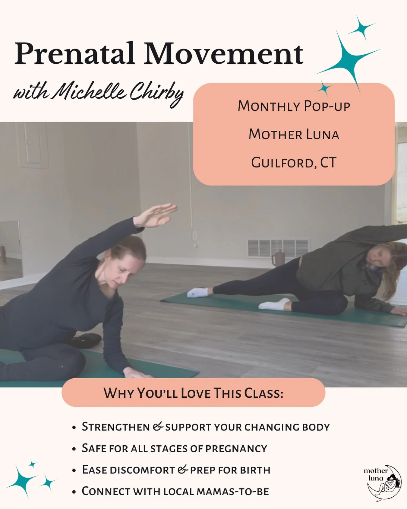 ✨ Calling all mamas-to-be ✨

Our Prenatal Movement class is a gentle, supportive way to stay active, ease pregnancy aches, and connect with your changing body. This flowing, full-body movement class is designed for all stages of pregnancy and happens