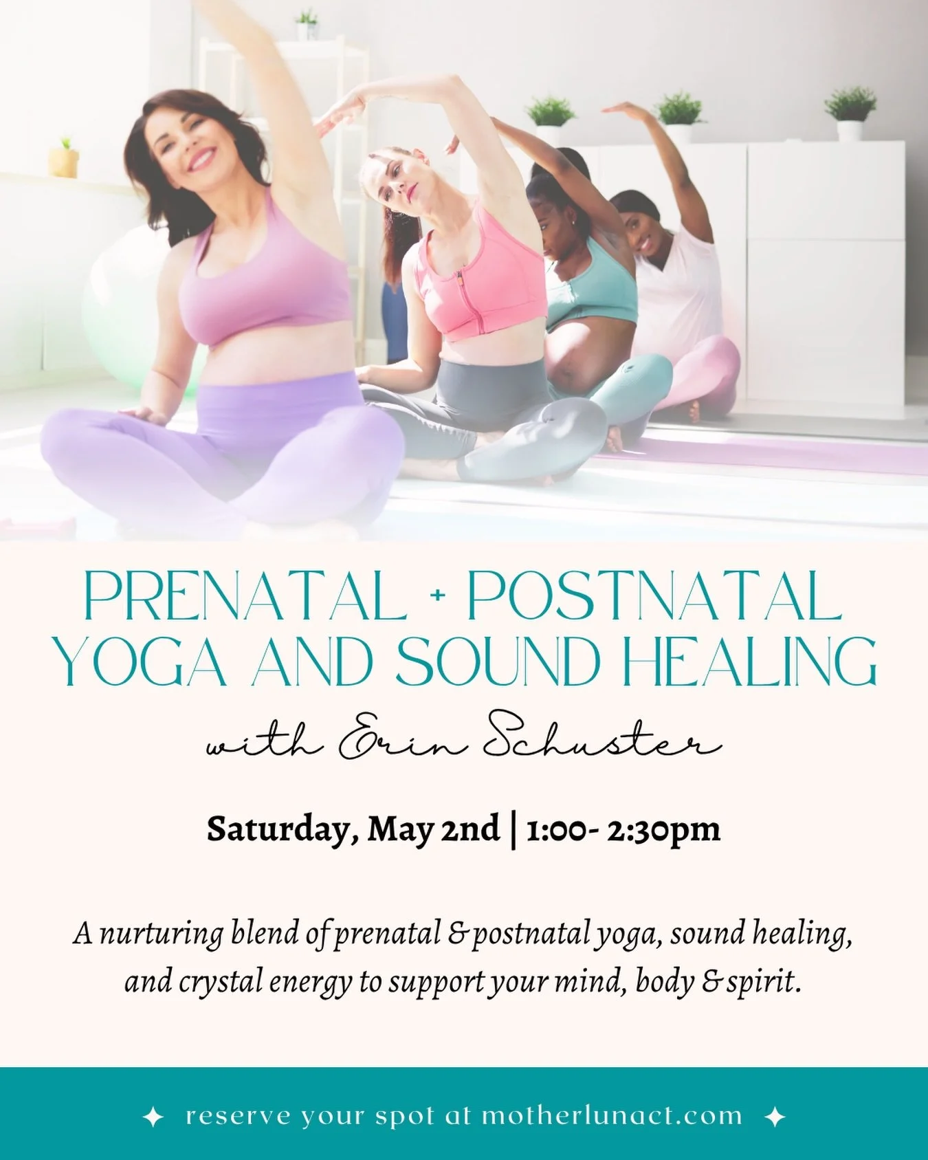 Slow down, soften, and reconnect. ✨

Join us next Saturday for a deeply nurturing 𝐏𝐫𝐞𝐧𝐚𝐭𝐚𝐥 + 𝐏𝐨𝐬𝐭𝐧𝐚𝐭𝐚𝐥 𝐘𝐨𝐠𝐚 &amp; 𝐒𝐨𝐮𝐧𝐝 𝐇𝐞𝐚𝐥𝐢𝐧𝐠 session with Erin Schuster @shorelinectyoga - designed to support your body, calm your mi