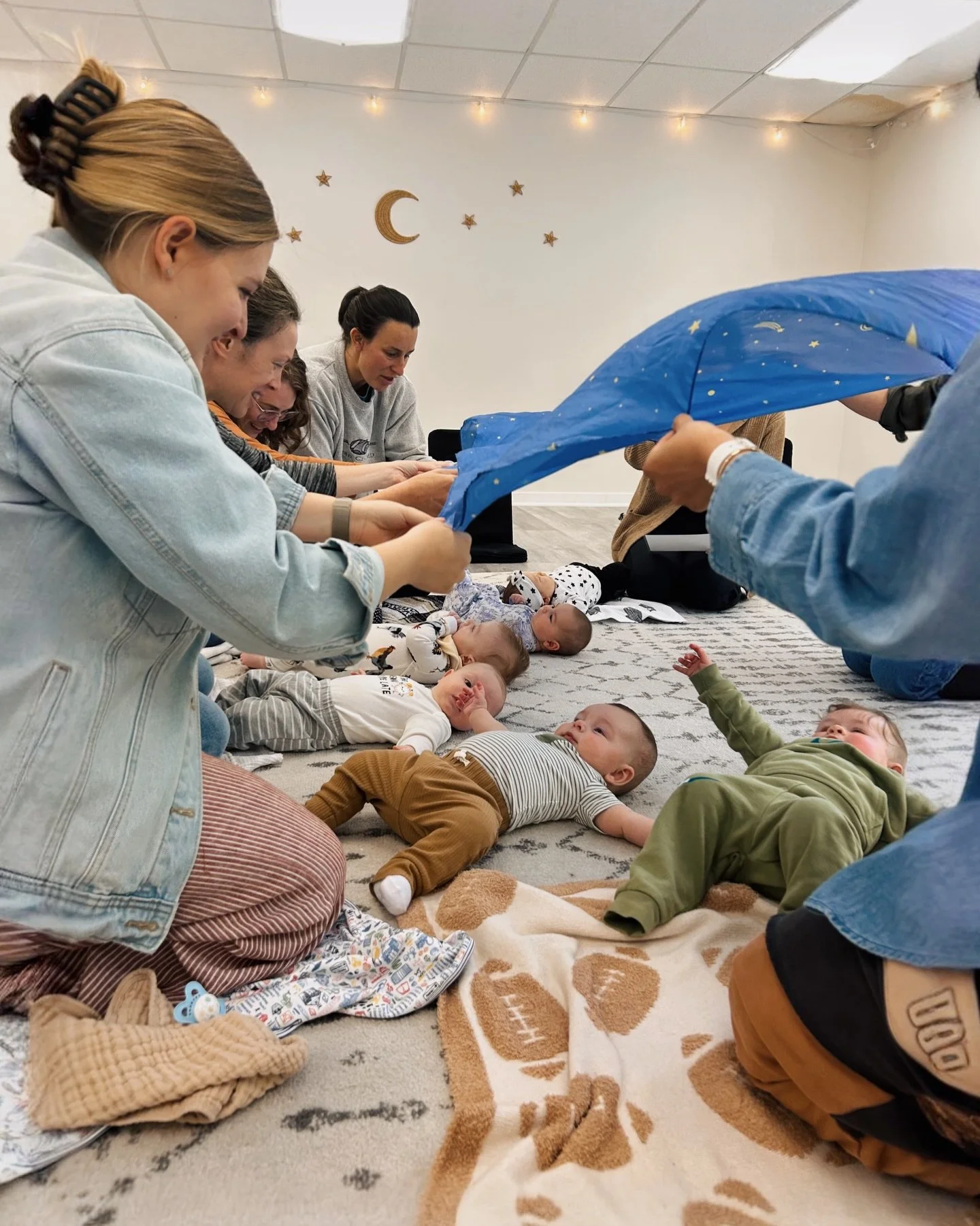 At Mother Luna, we believe motherhood was never meant to be done alone. 🌙
 What starts as a baby class often becomes so much more -  a deep breath, a familiar face, a village, a place to land. We&rsquo;re so grateful to hold space for these tiny mom