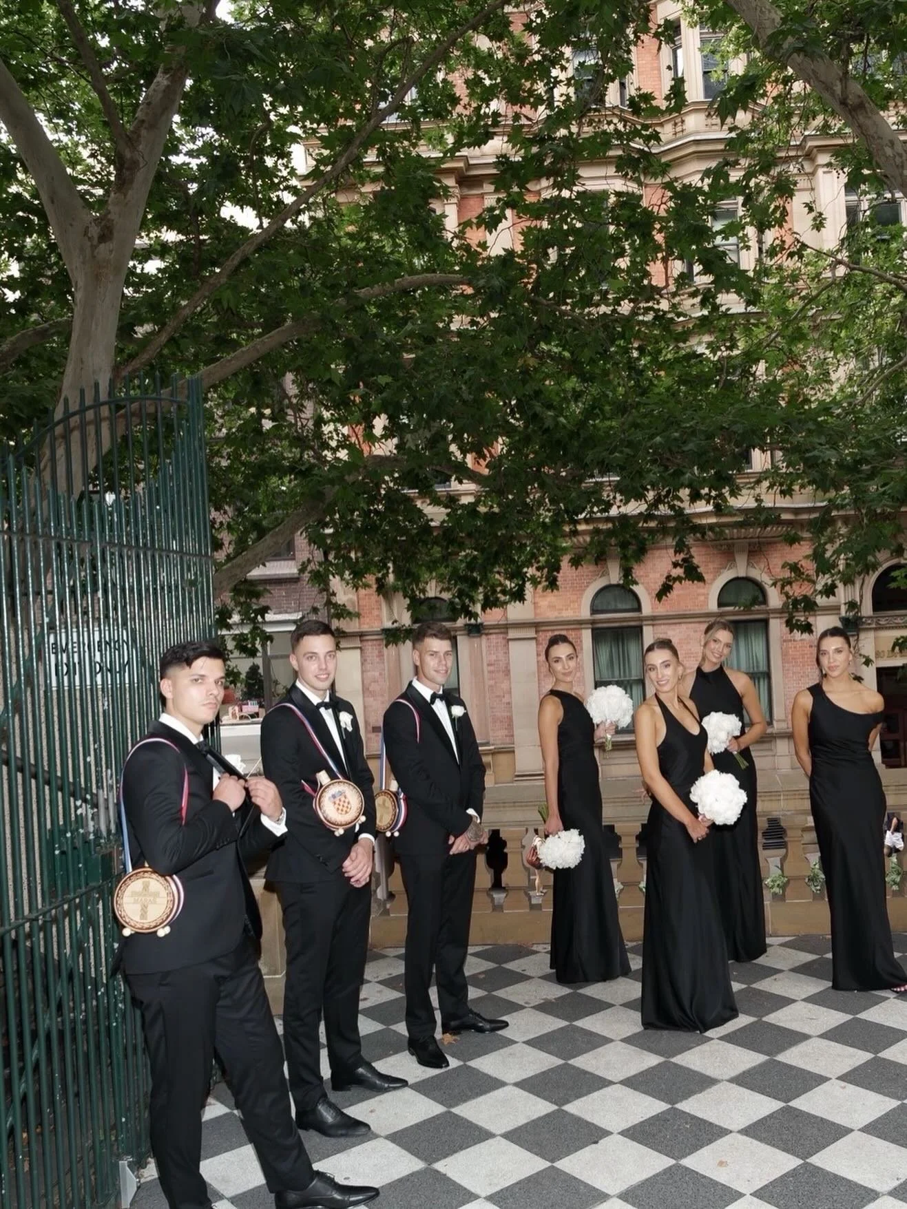 Helena&rsquo;s Bridesmaids | pictured in both Demi &amp; Rosa styles 🖤