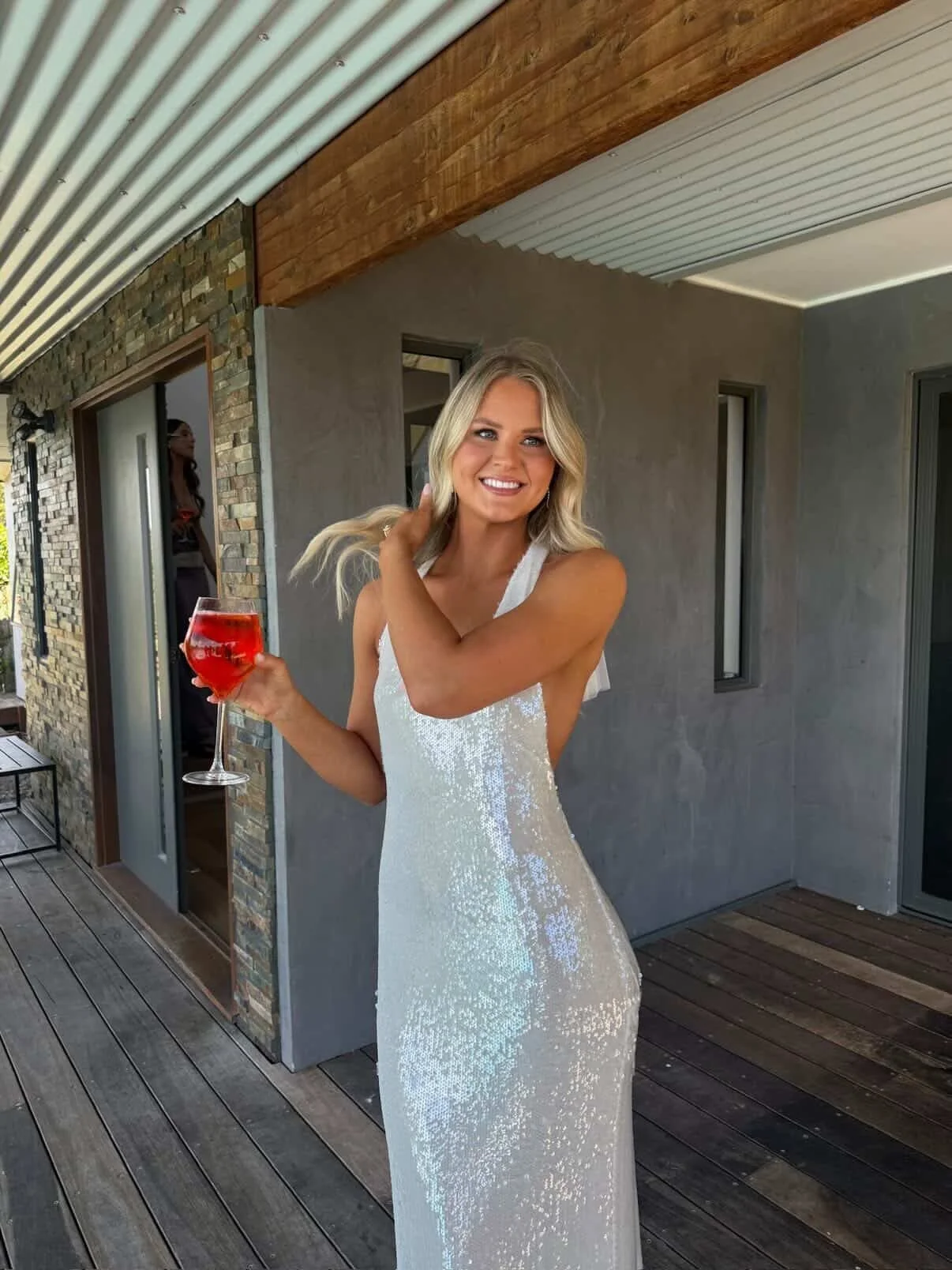 Bronwyn in our Olympia Sequin 🪽