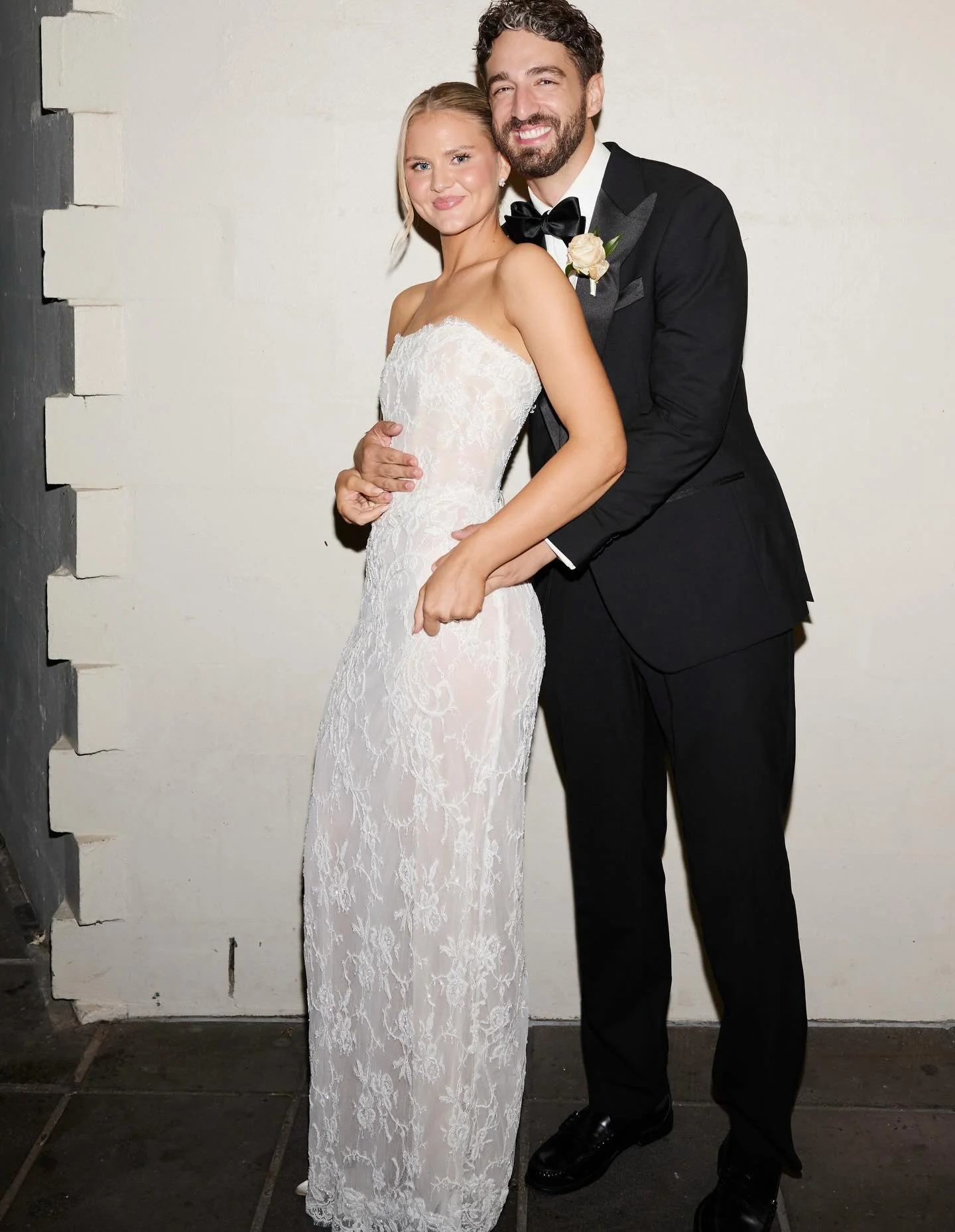 A moment for the dress &mdash; @bronwynjurgens in Dio for her reception look