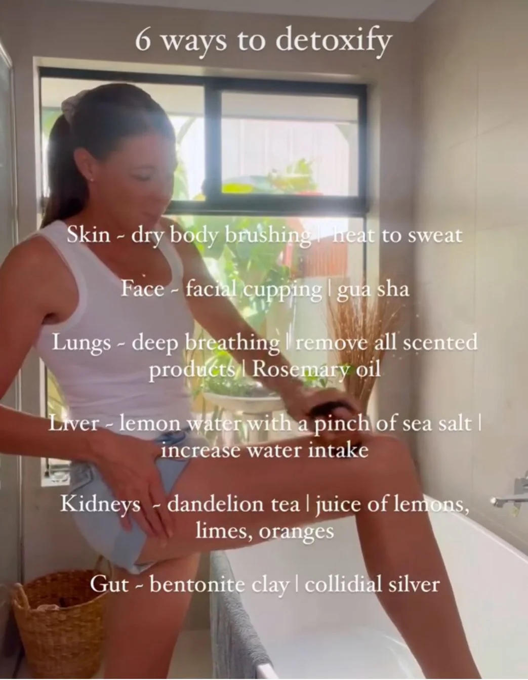 Support the body’s natural detox pathways