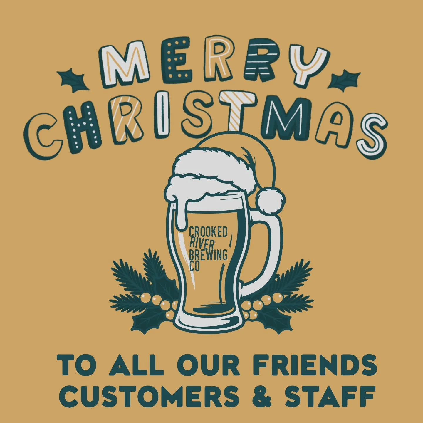 Merry Christmas everyone 🍻 

Love Team CRB X