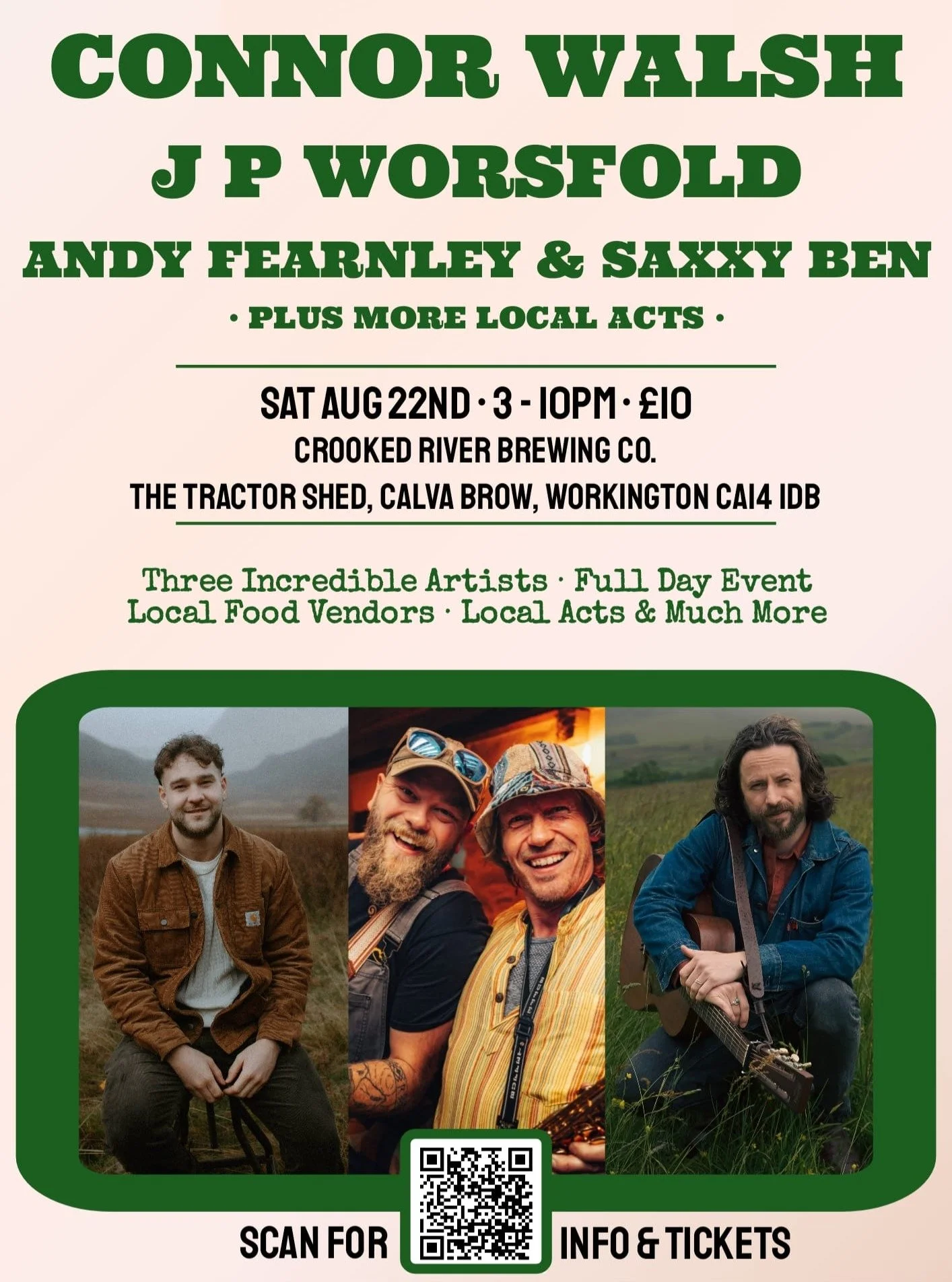 Something a little different at the brewery this year&hellip;

Instead of running our usual Crooked River event series, we&rsquo;re handing the reins over to some of our favourite local musicians and letting them host their own events here at the bre