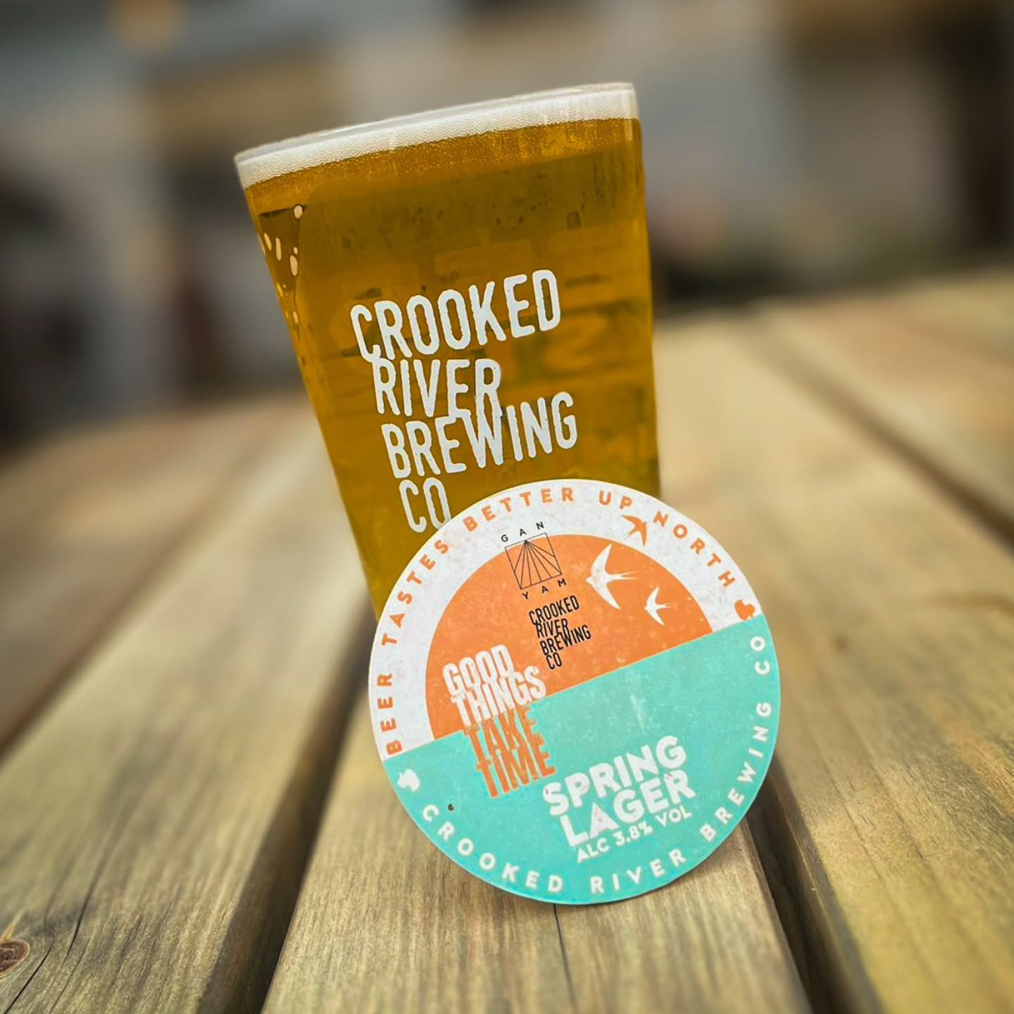 Now pouring at our taproom, an absolutely dreamy lager, sessionable and crisp, just what you want for this spring weather. Brewed with our mates at @ganyambrew