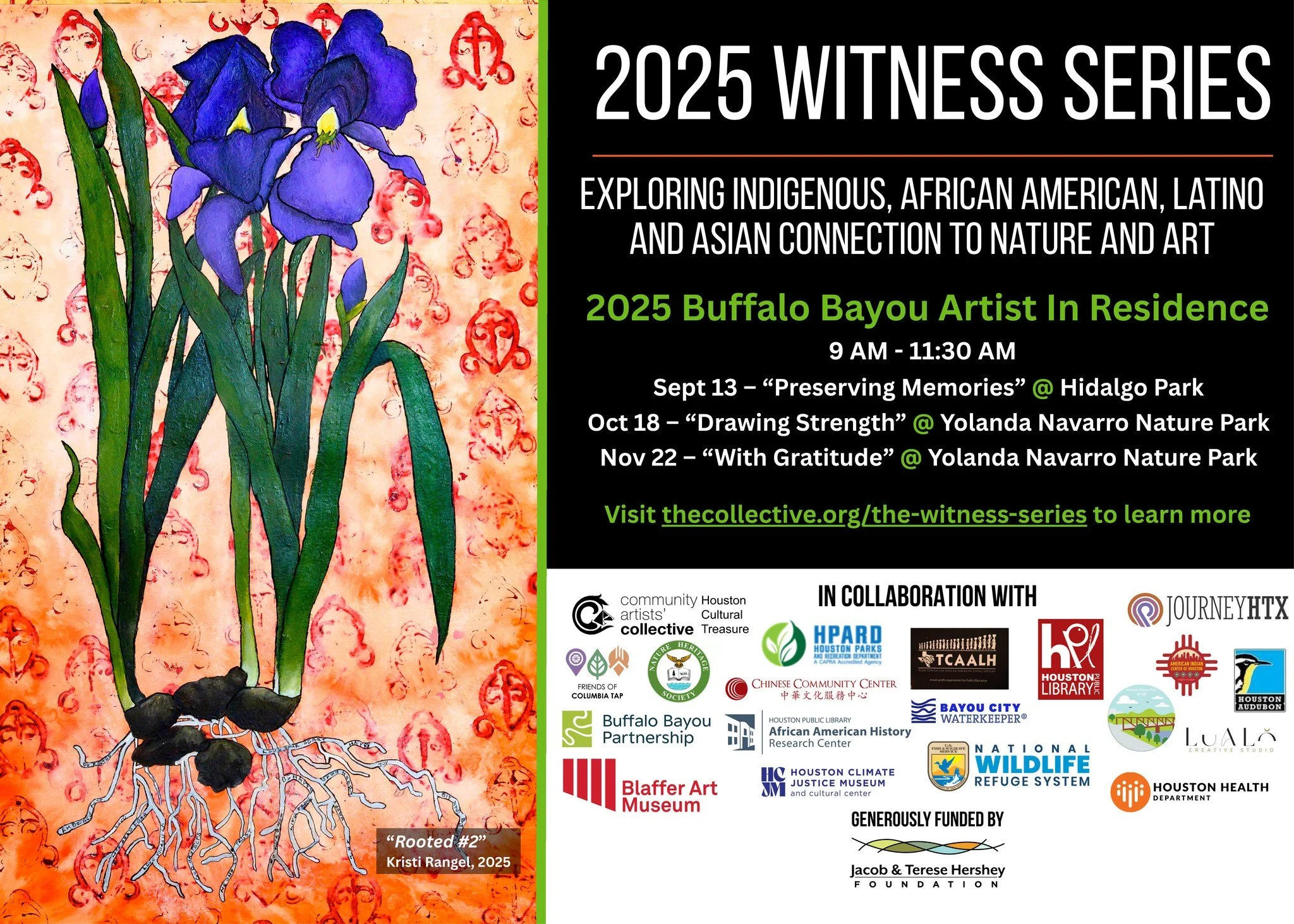 Please join us this Saturday, 10/18/2025, at Yolanda Black Navarro Buffalo Bend Nature Park -- a scenic 10 acre park with restored wetlands and woodlands.  As we continue our exploration of the world around us through Nature Journaling.  Together, we