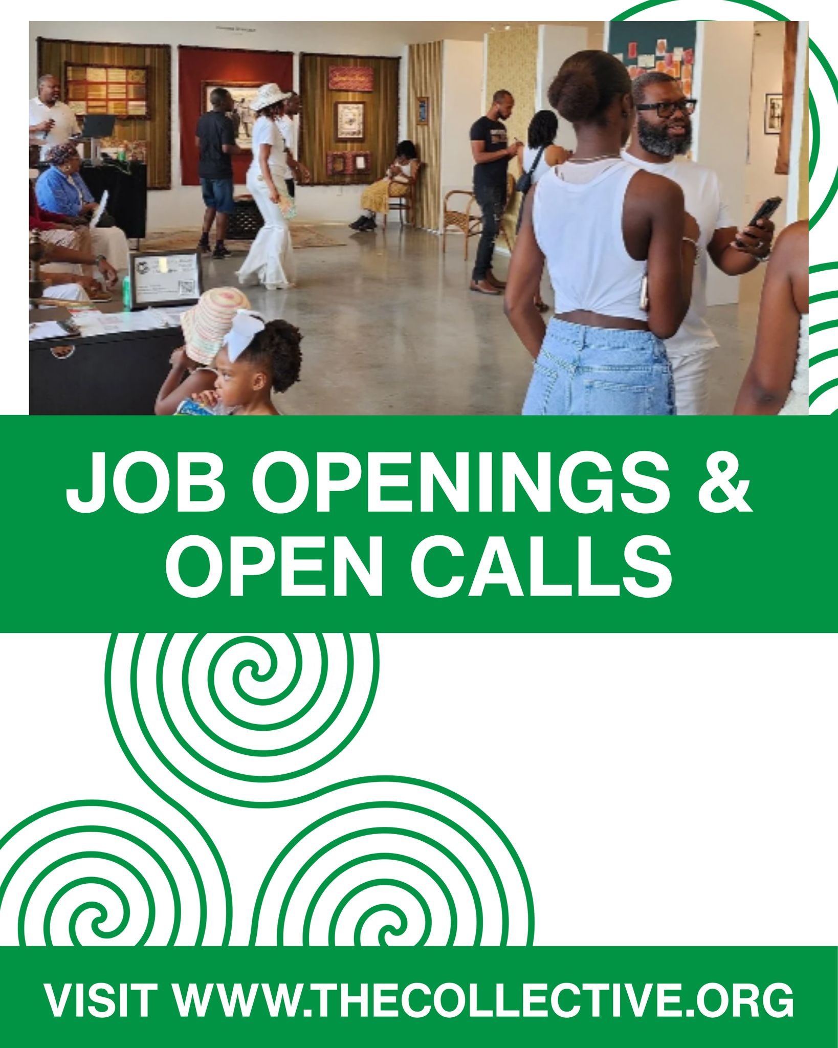 We are excited to officially announce that The Collective is looking for a new Curatorial &amp; Exhibitions Manager and is also inviting  Art Instructors &amp; Workshop Facilitators  to lead arts programs this year through an open call! 

Please visi