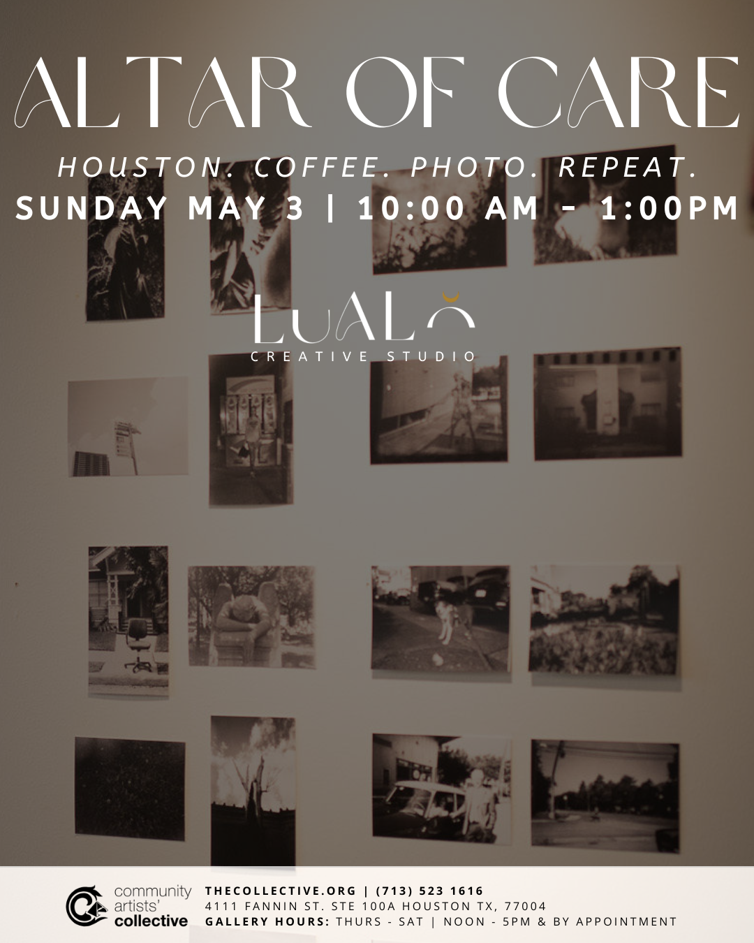 Houston. Coffee. Photos. Repeat. Photography And Film Developing Workshop with Christian Toledo