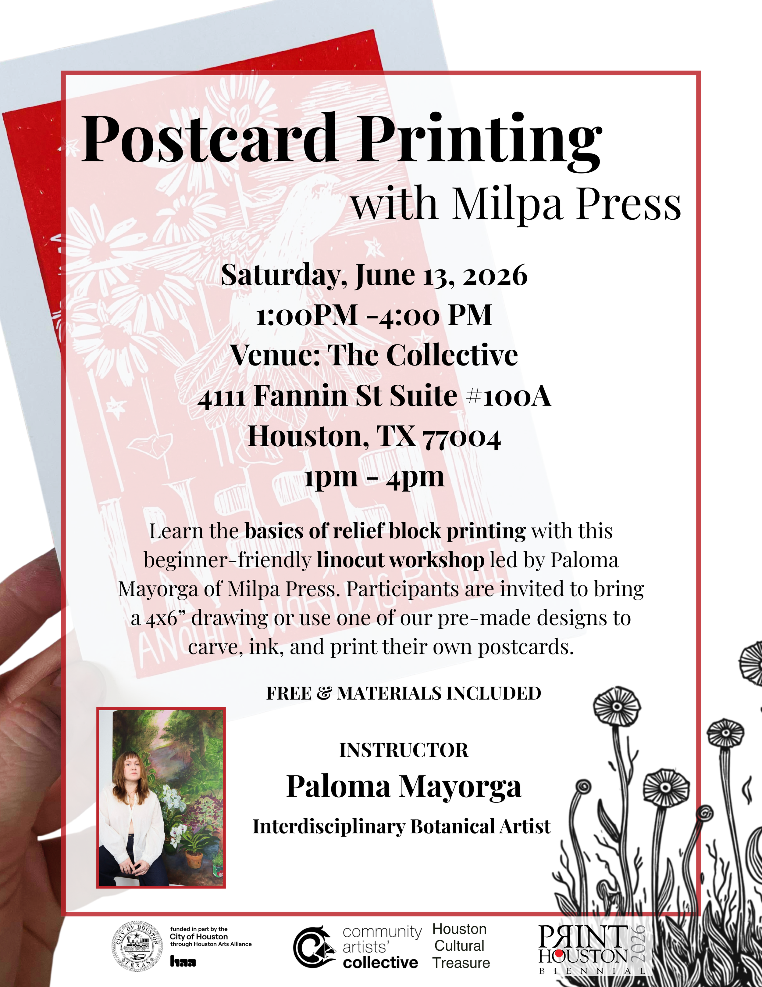 Postcard Printing with Milpa Press