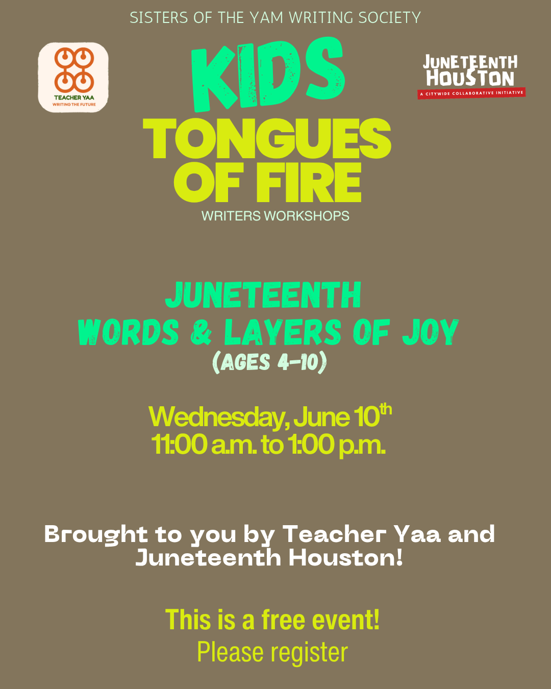 soty - Kids Juneteenth Words & Layers of Joy