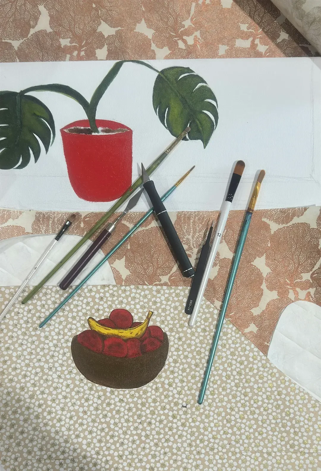 Vitality Arts Workshop: Mixed Media Painting with Fiber