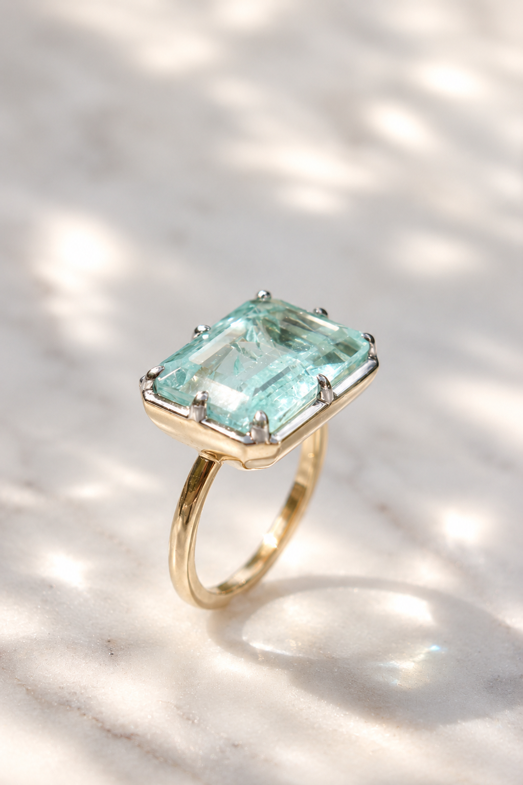 Aquamarine ring by Sophie Cudworth 