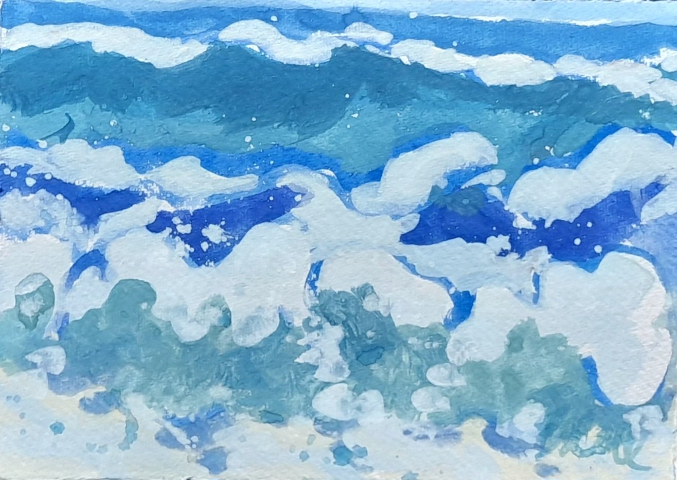 A World of Dappled Water and Wide Open Spaces. A5 Unframed