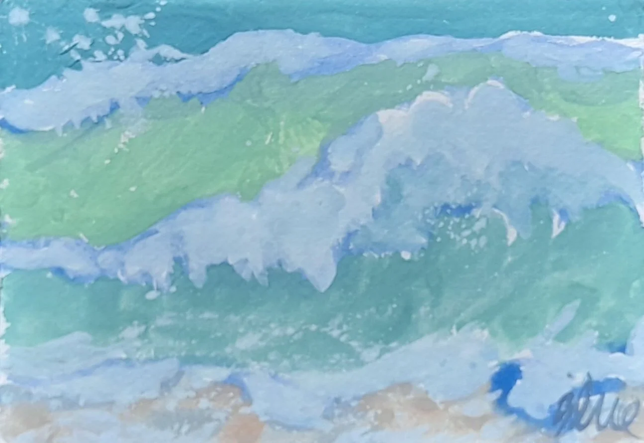 Light Across the Silent Eternal Longing. A5 Unframed