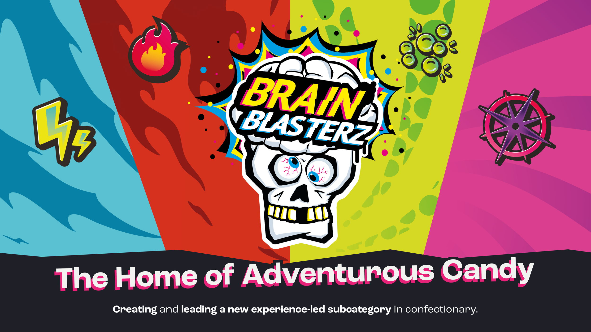 Brain Blasterz Launches a Bold New Brand Positioning as the Home of Adventurous Candy
