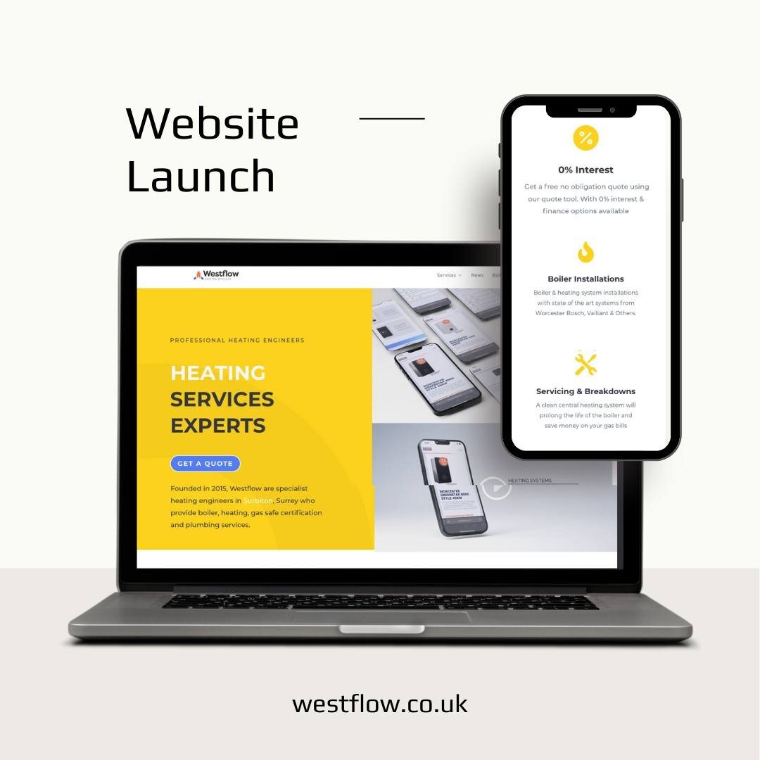 We improved @westflowltd 's website by thinking about the user first. 

✅ Easy to use on desktop, mobile &amp; Tablet
✅ Clear page navigation
✅ Simple contact process.

#marketing #spelthorne #smallbusinessuk